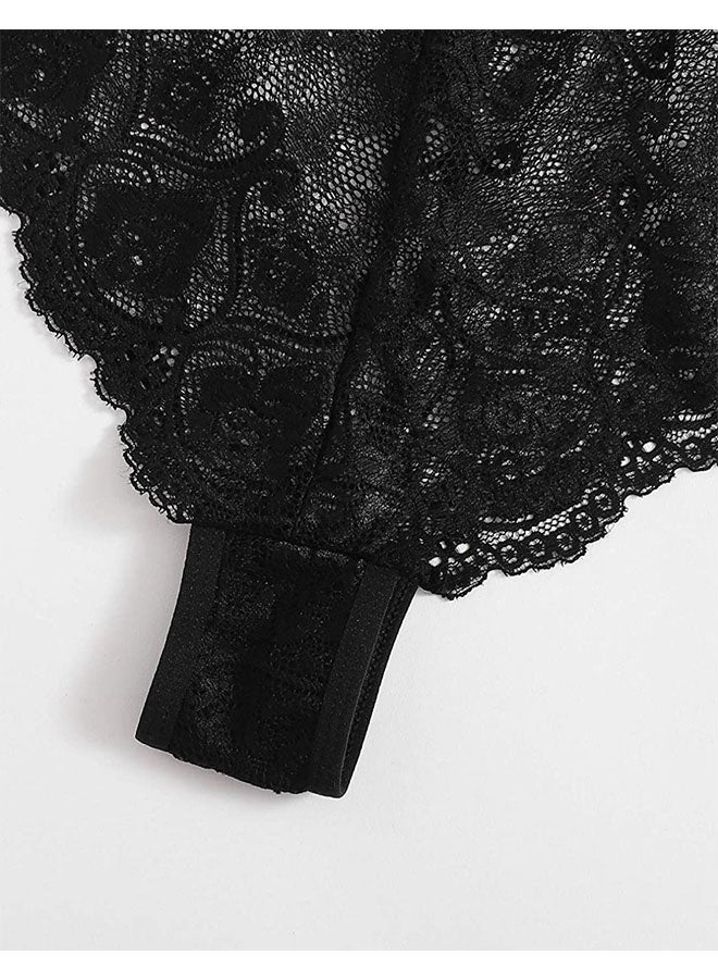 4 حزمة النساء ملابس ليلية مجموعة، الدانتيل مقطوعة الحرير الساتين بيجاما مجموعة، السيدات الصيف التنفس المنزل ارتداء الملابس البدلات، ملابس نوم الداخلية مع رداء، الوردي / الأسود، S الحجم - Image 3